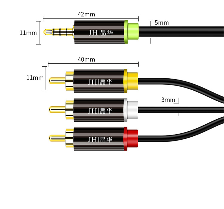JH-A420E-35mm-Jack-To-3-RCA-Male-Audio-Video-AV-Cable-AUX-Stereo-Cord-3RCA-Standard-Converter-Wire-f-1873979-7