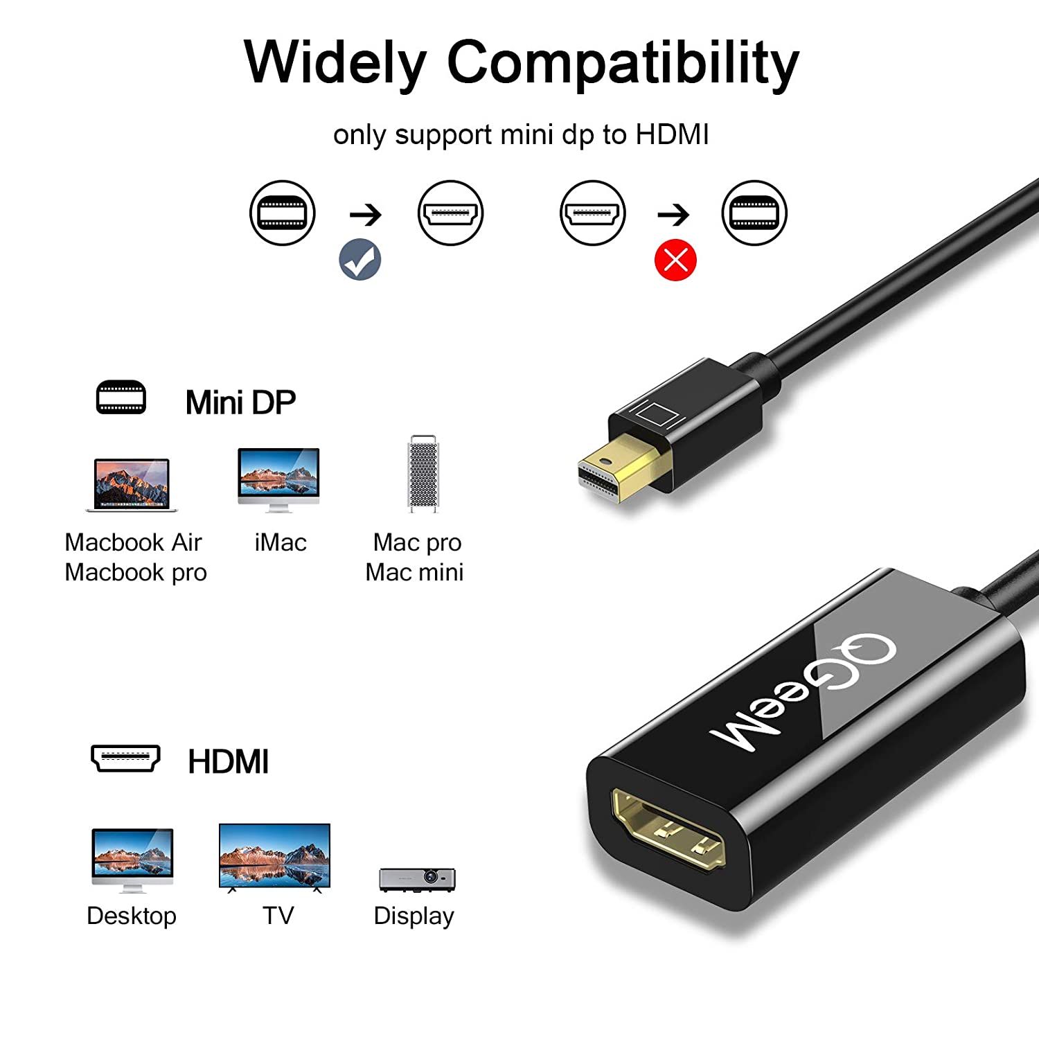 QGeeM-Mini-Displayport-to-HD-MI-Adapter-Mini-DP-to-HD-MI-Adapter-1080P60Hz-with-Gold-Plated-Compatib-1839255-4