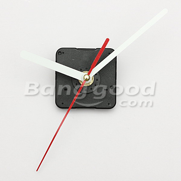 White--Red-Hands-DIY-Quartz-Black-Wall-Clock-Movement-Repair-Parts-935962-1