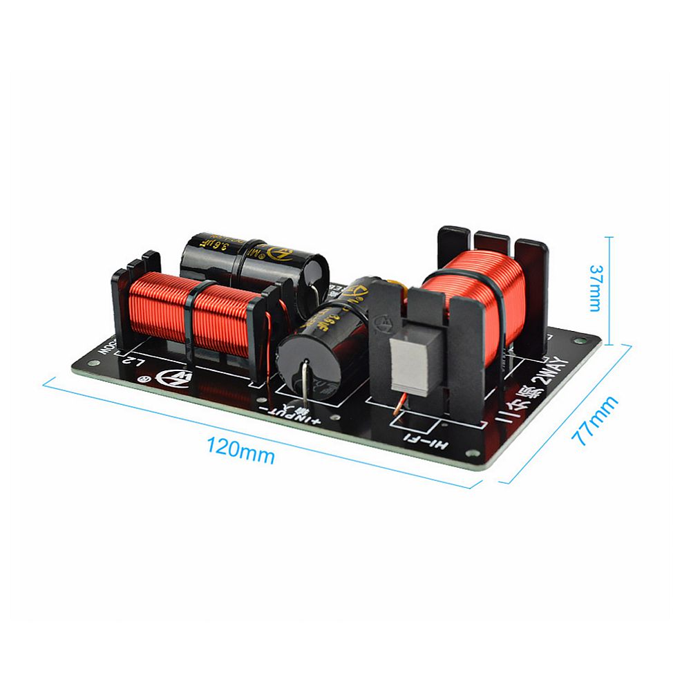 2Pcs-350W-2-Ways-Crossover-Audio-Board-Tweeter-Bass-Speaker-Frequency-Divider-2-Unit-for-4-8Ohm-DIY--1811719-2