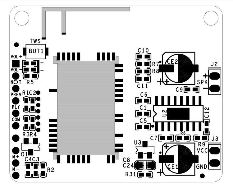 Bluetooth-V42-CSRA64110-Mono-Power-Amplifier-Board-with-Bootstrap-Boost-TWS-Box-for-driving-568W-Spe-1925440-2