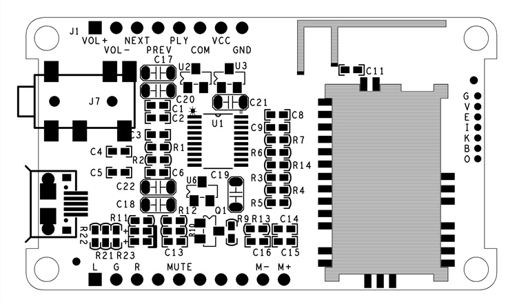CSRA64215-40-42-bluetooth-Module-HIFI-Digital-Amplifier-External-DAC-Board-PCM5102A-Low-Power-APTXLL-1741867-2