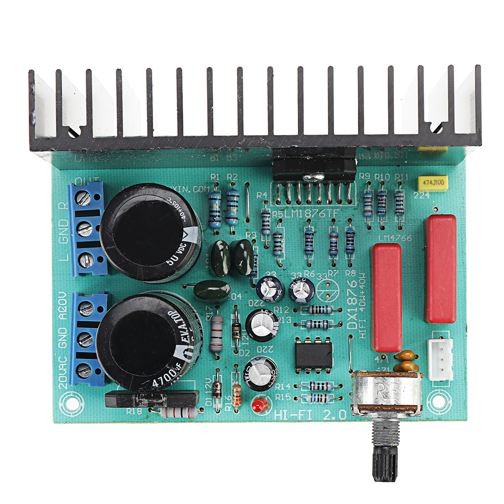 LM1876-Dual-AC15-20V-30W30W-20-Stereo-HIFI-Amplifier-Board-1722381-9