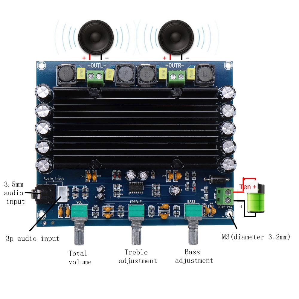 TPA3116D2-150W-Digital-Power-Amplifier-Board--Digital-Audio-Amplifier-Board-20-Channel-with-Acrylic--1727367-1