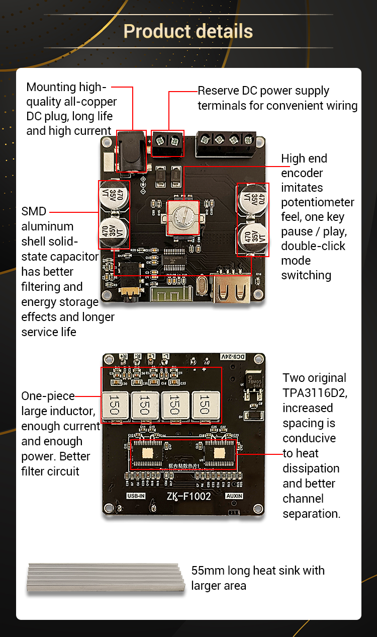 ZK-F1002-Volume-Indicator-bluetooth-Audio-Power-Amplifier-Board-Module-TPA3116D2-Stereo-100Wx2-1967700-6