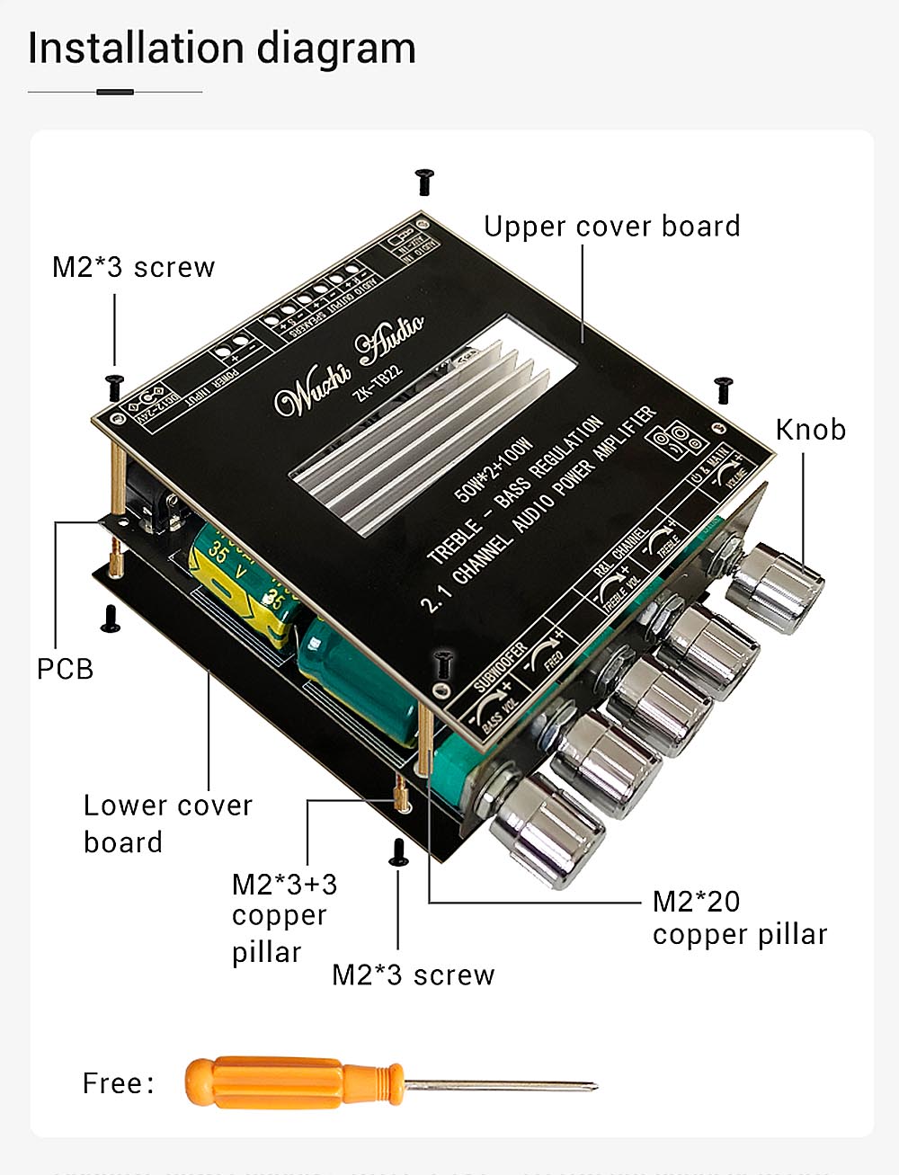 ZK-TB22-21-Channel-bluetooth-51-Audio-Power-Amplifier-Board-Stereo-Tweeter-Bass-Subwoofer-Adjustment-1971123-10