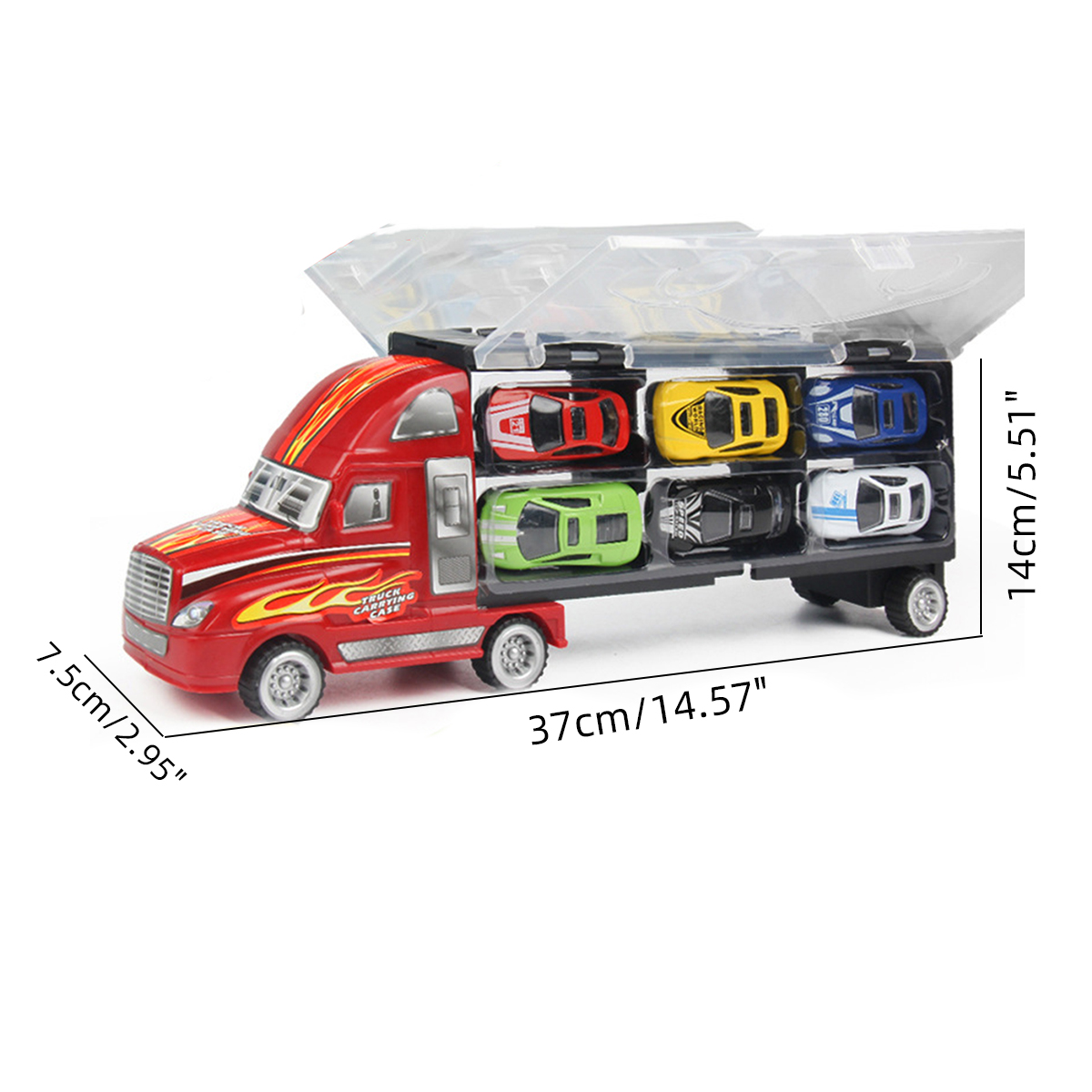 12-Pcs-Kid-Car-Model-Set-Truck-Simulation-Track-Vehicle-Toys-Alloy-CarsCartoon-CarStorage-Truck-Chil-1831201-2