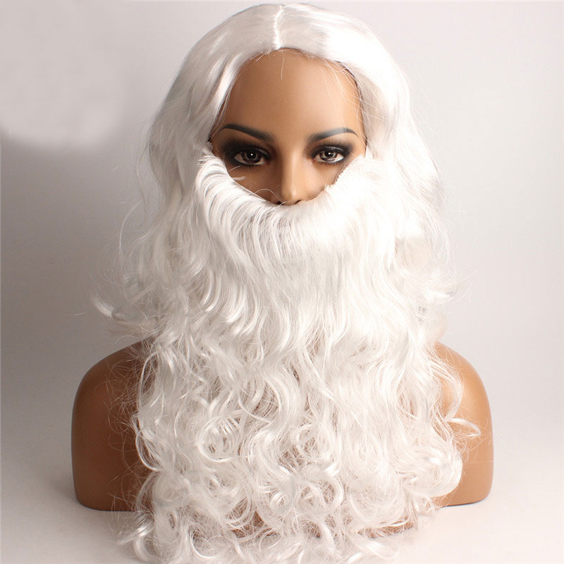 Christmas-Party-Supplies-White-Santa-Wig-Beard-Set-Christmas-Decoration-1228354-1