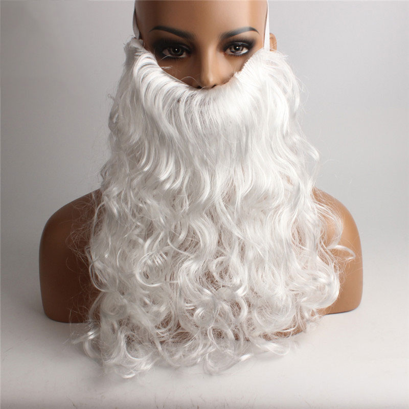 Christmas-Party-Supplies-White-Santa-Wig-Beard-Set-Christmas-Decoration-1228354-7