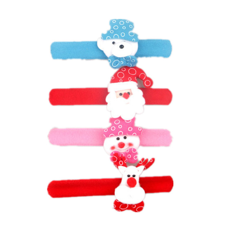 Kids-Christmas-Glowing-Wristband-Bracelet-Ribbon-Tree-Decoration-Santa-Claus-LED-Cute-Bracelet-1354078-1