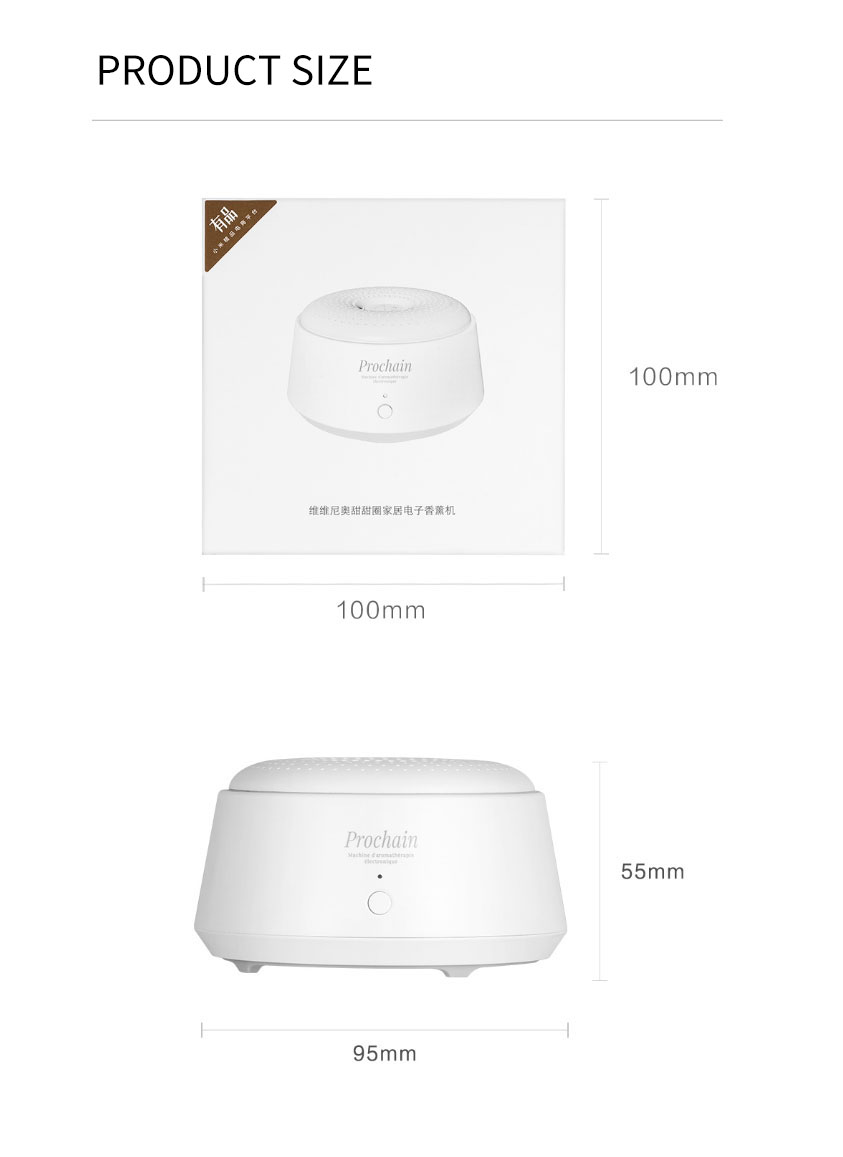 VIVINEVO-45W-Mini-Donut-Electronic-Home-Aroma-Diffuser-with-650mAh-Lithium-Battery-Flower-Fragrance-1547173-11
