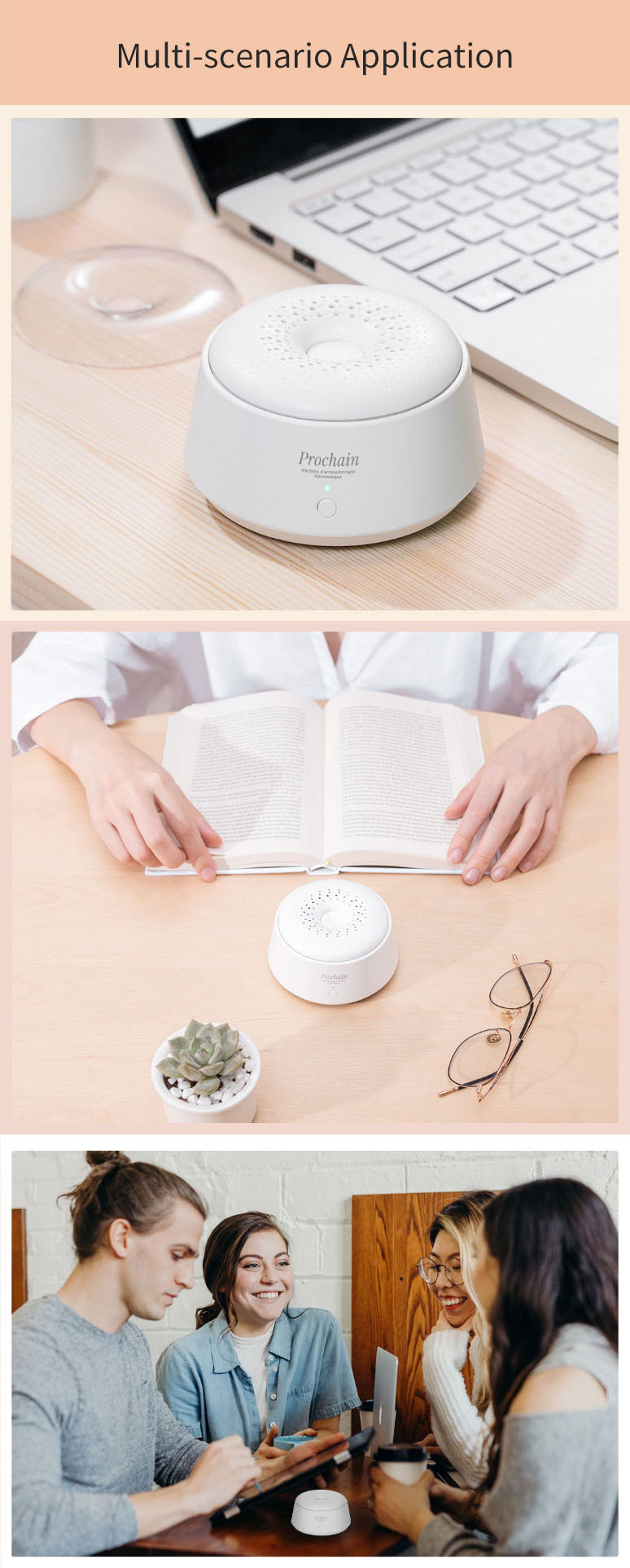 VIVINEVO-45W-Mini-Donut-Electronic-Home-Aroma-Diffuser-with-650mAh-Lithium-Battery-Flower-Fragrance-1547173-9