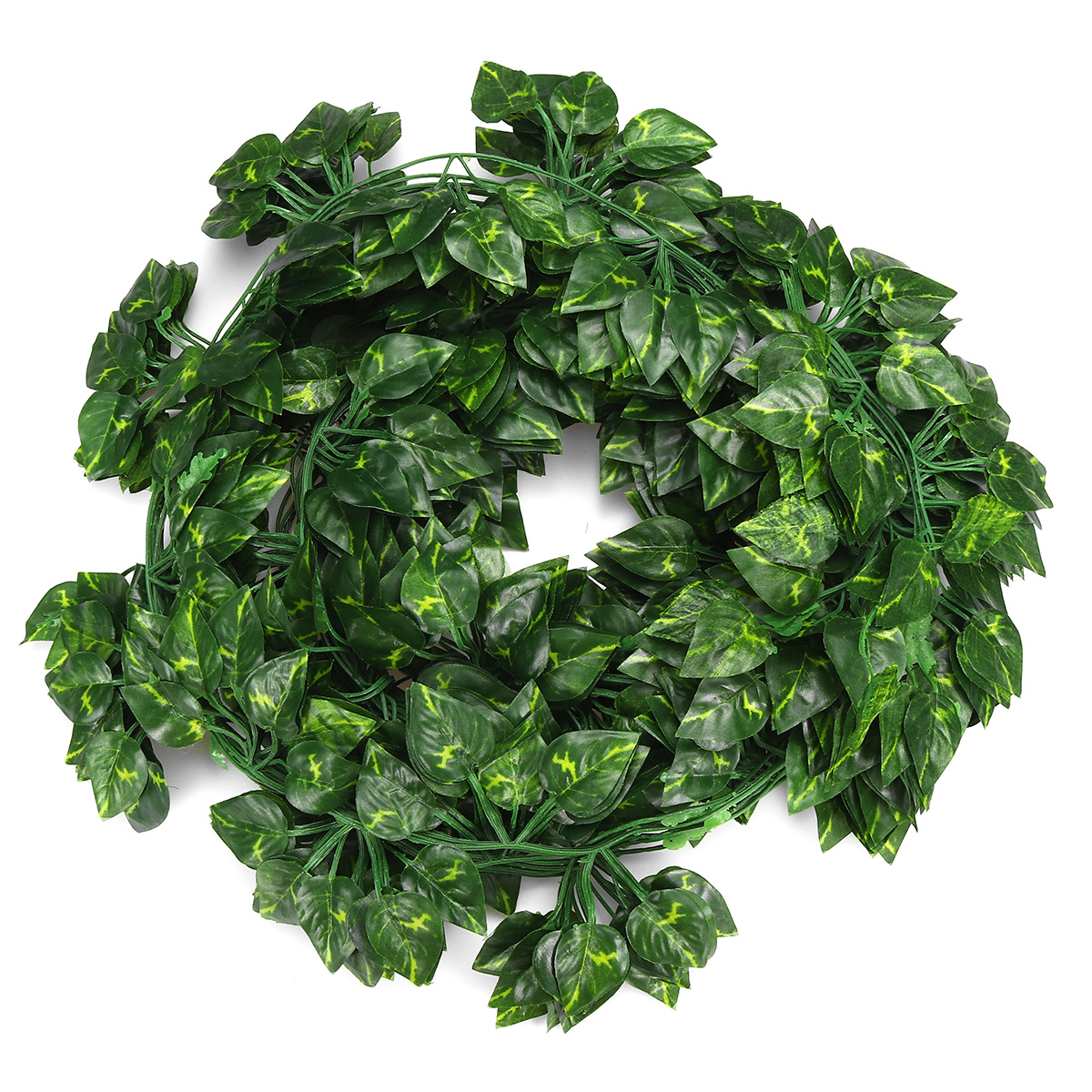 12pcsPack-Artificial-Rattan-Advanced-Silk-Cloth-Grape-Green-Dill-Leaves-Decor-1716621-3