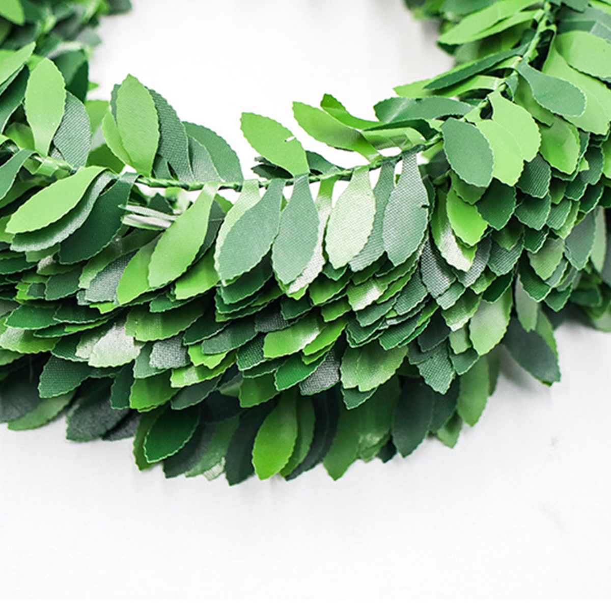 295-Inch-Ivy-Leaf-Garland-Green-Plant-Plastic-Vine-Foliage-Plastic-Iron-Wire-Decor-1694280-5