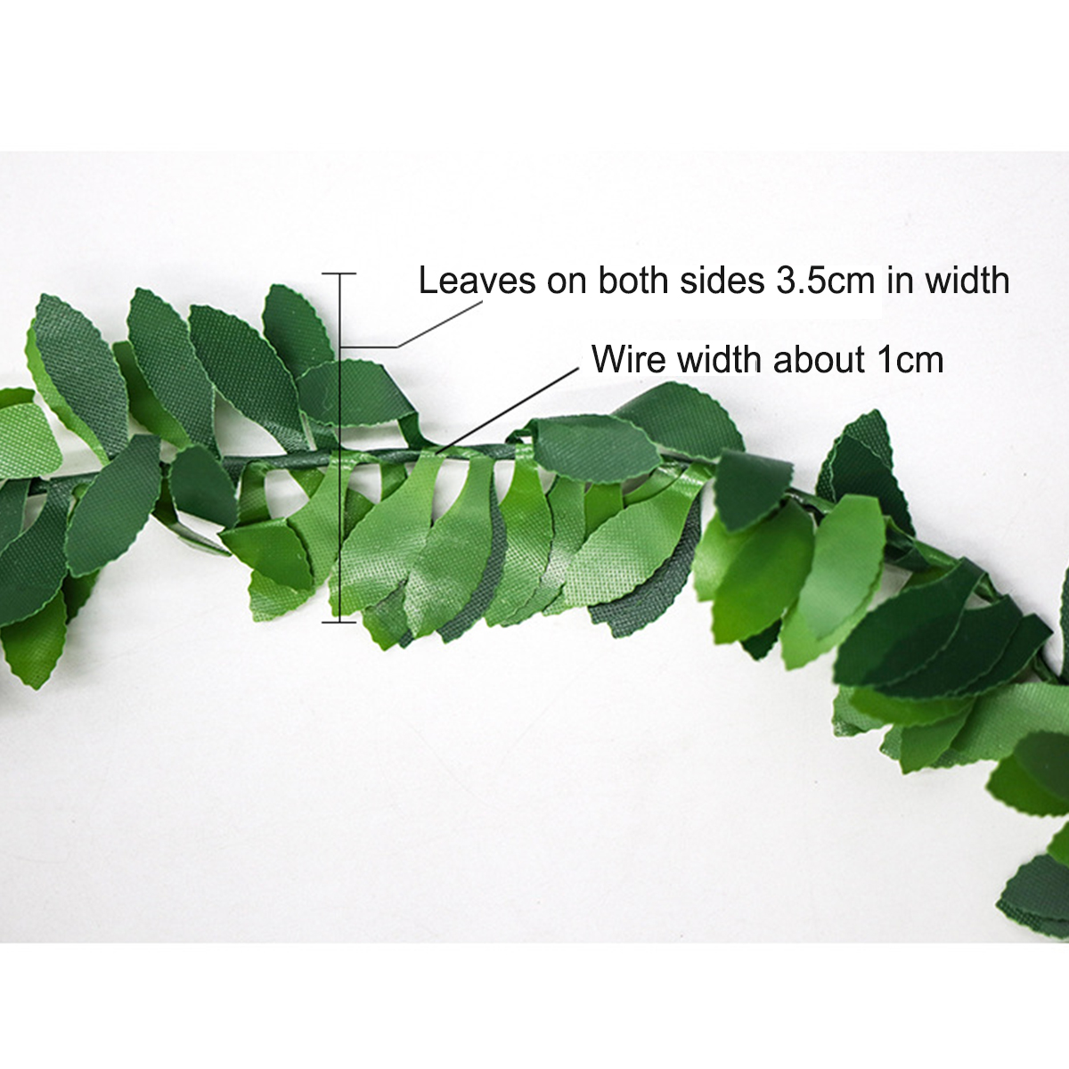 295-Inch-Ivy-Leaf-Garland-Green-Plant-Plastic-Vine-Foliage-Plastic-Iron-Wire-Decor-1694280-6