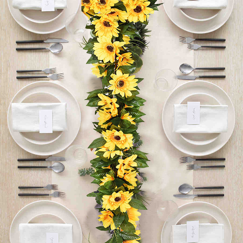 2PCS-Artifical-Sunflower-Garland-Flower-Vine-Wedding-Floral-Arch-Decor-Silk-For-Wedding-Party-Decora-1902529-5