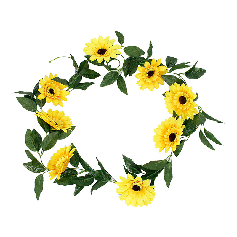 2PCS-Artifical-Sunflower-Garland-Flower-Vine-Wedding-Floral-Arch-Decor-Silk-For-Wedding-Party-Decora-1902529-10