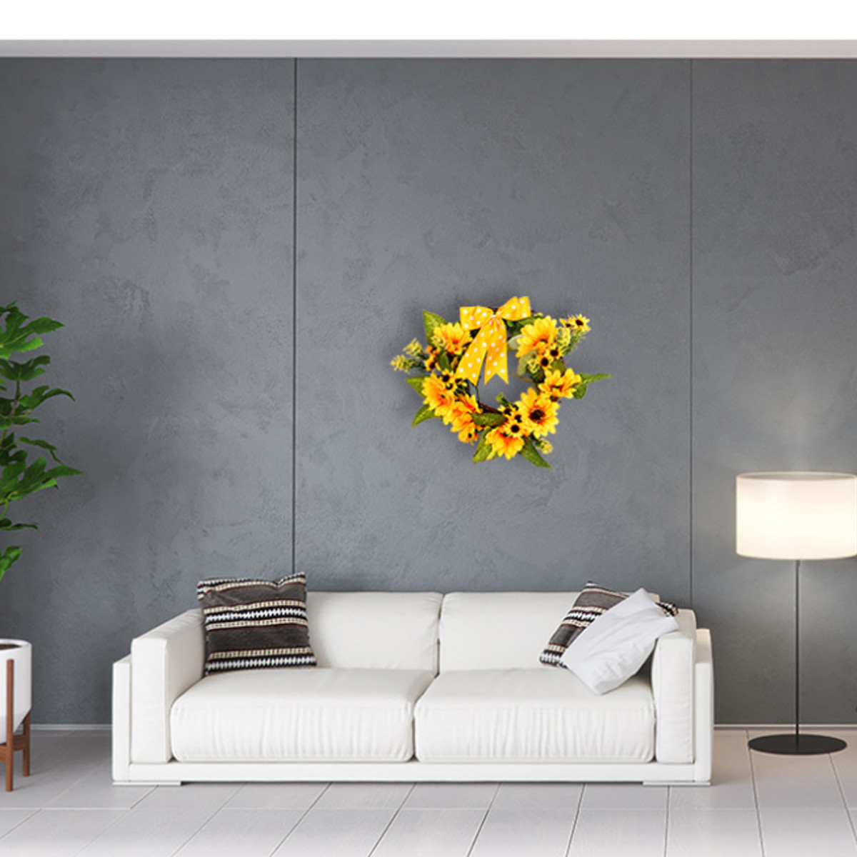 3045CM-Artificial-Sunflower-Pumpkin-Pine-Cone-Berry-Maple-Leaf-Halloween-Wreath-Door-Decoration-Than-1828899-3