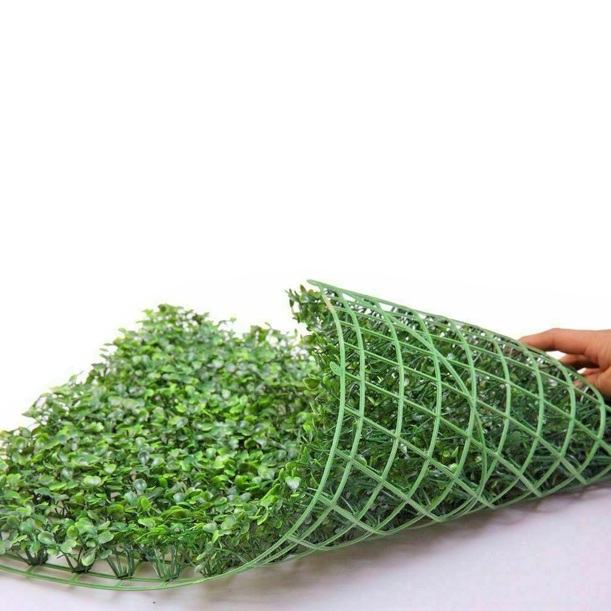 60x40cm-Artificial-Plants-Lawn-Hedge-Vertical-Garden-Green-Wall-Mat-1834306-9
