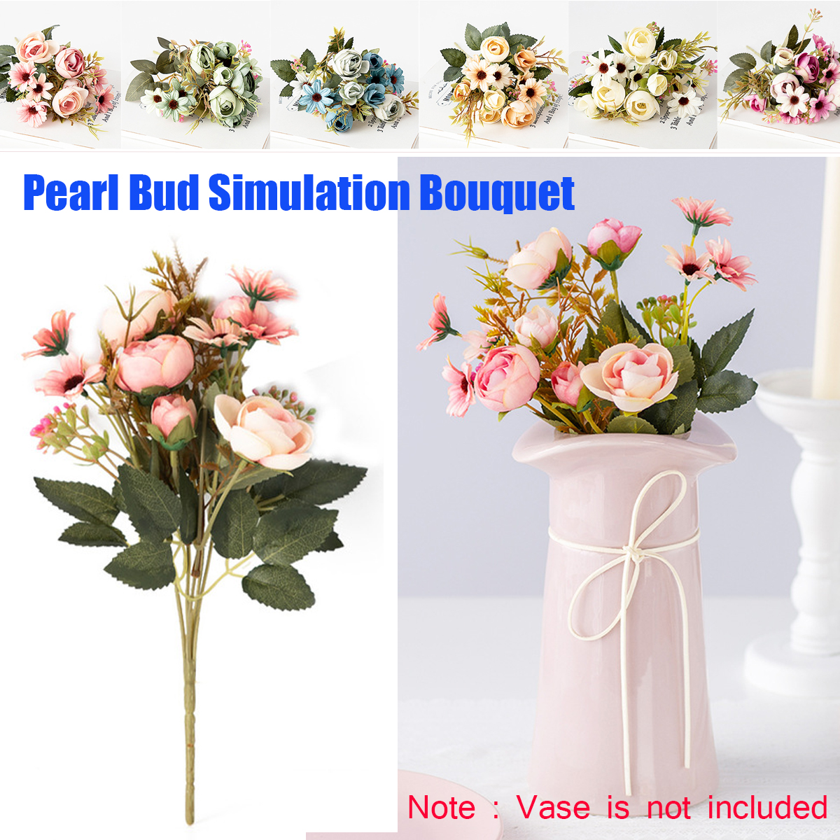Artificial-Flowers-Bridal-Hydrangea-Home-Wedding-Garden-Bouquet-1819418-2