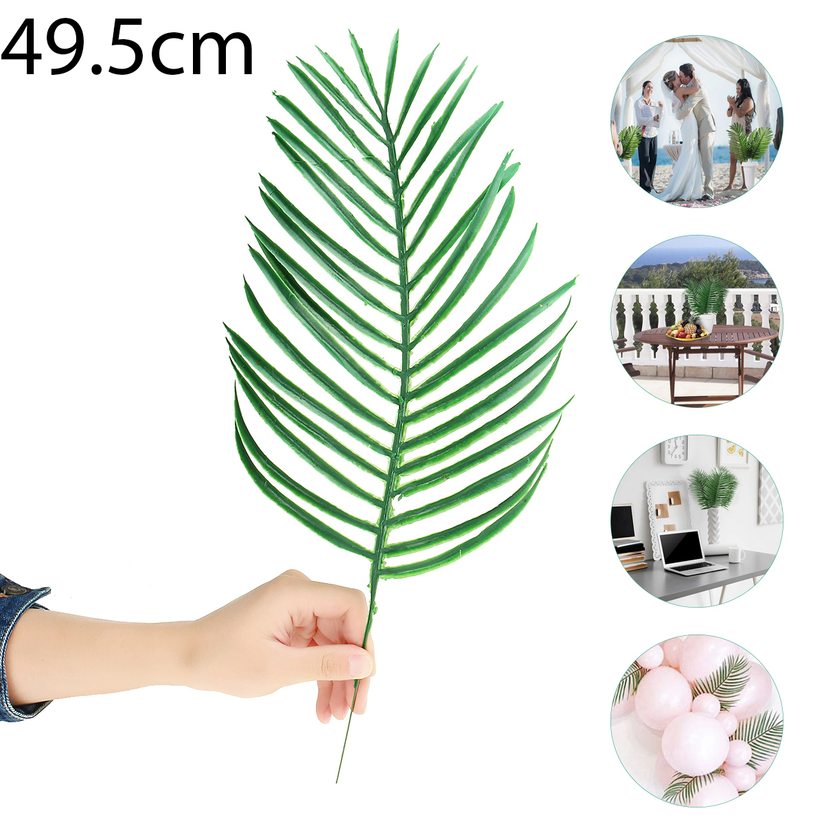 Artificial-Palm-Tree-Faux-Leaves-Green-Plants-Greenery-for-Flowers-Decorations-1497292-9