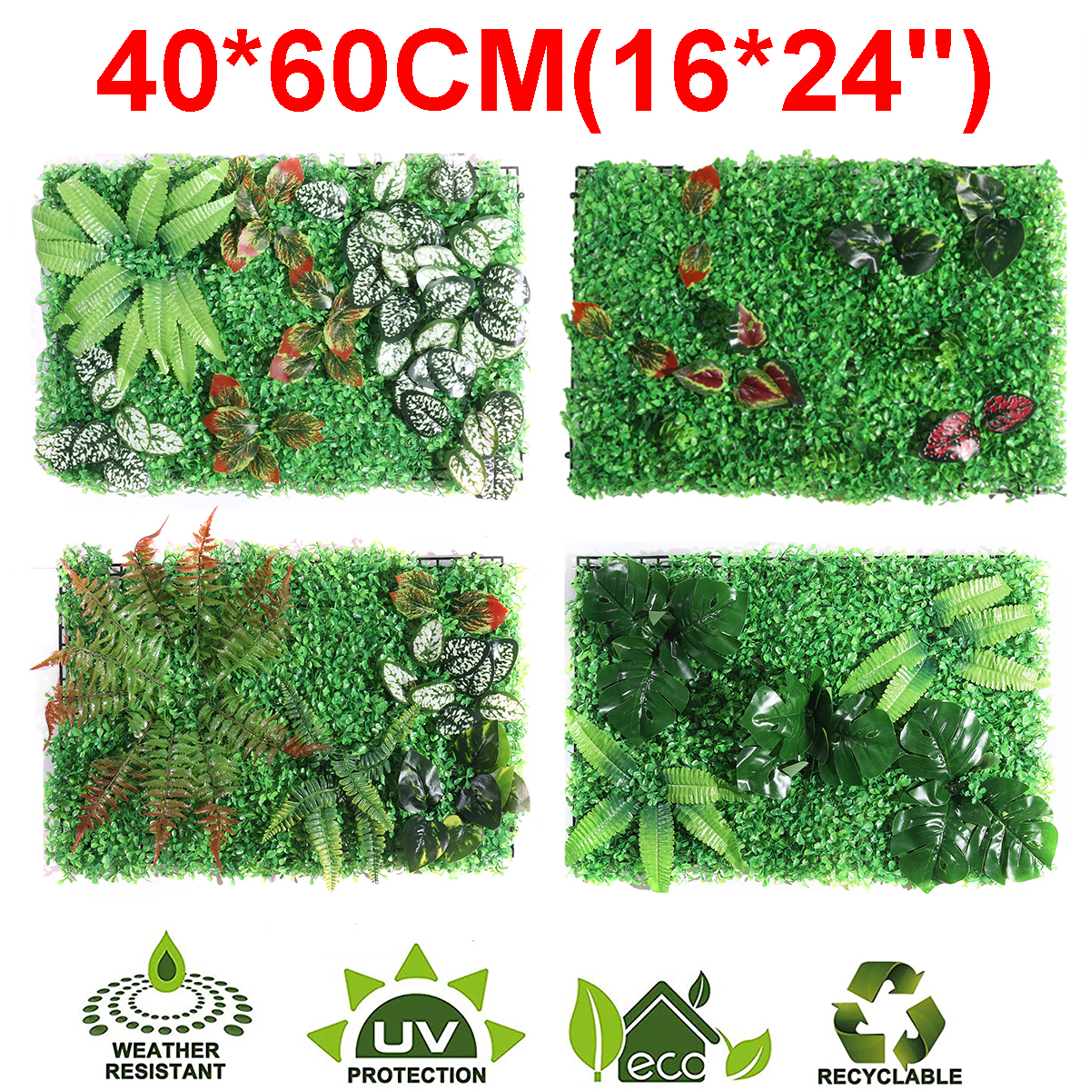 Artificial-Plant-Wall-Topiary-Hedges-Panel-Plastic-Faux-Shrubs-Fence-Mat-1712175-1