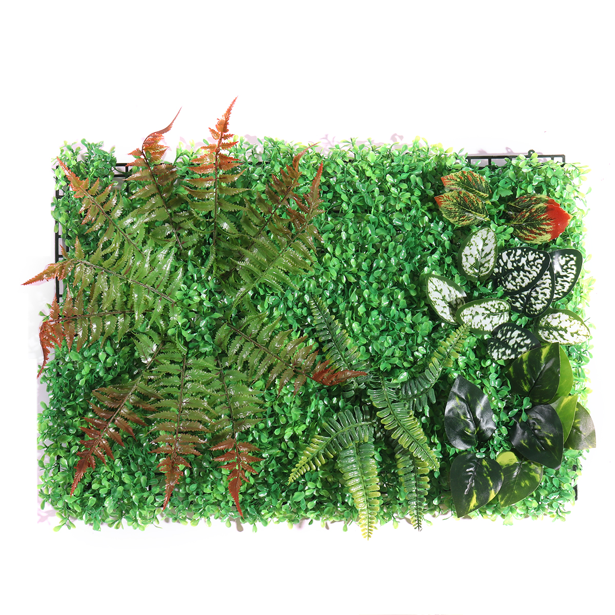Artificial-Plant-Wall-Topiary-Hedges-Panel-Plastic-Faux-Shrubs-Fence-Mat-1712175-4
