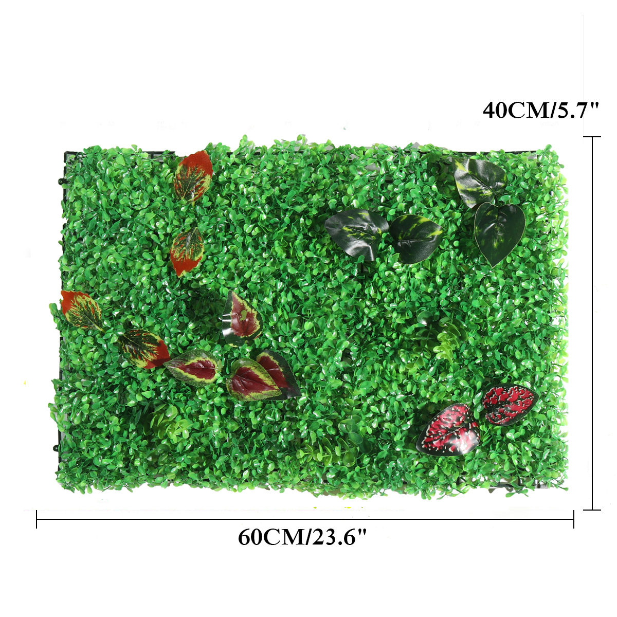 Artificial-Plant-Wall-Topiary-Hedges-Panel-Plastic-Faux-Shrubs-Fence-Mat-1712175-7