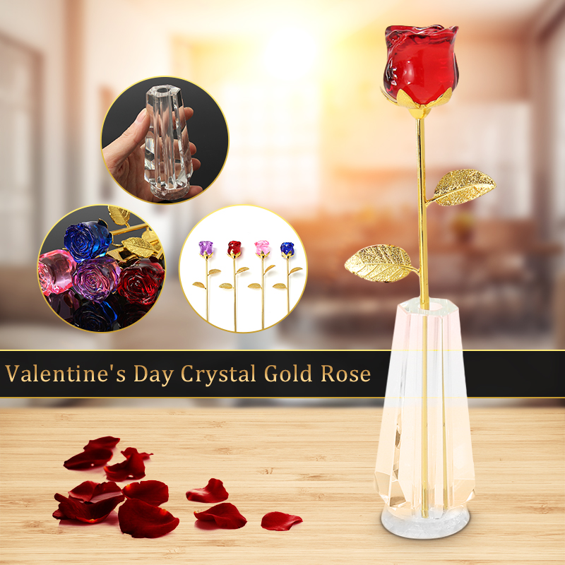 Crystal-Glass-Golden-Roses-Flower-Ornament-Valentine-Gifts-Present-with-Box-Home-Decorations-1430314-1