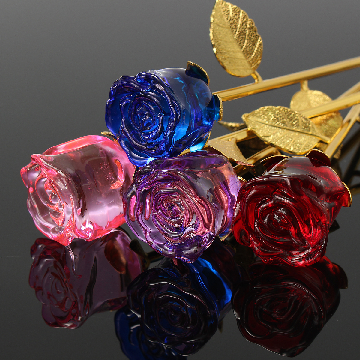 Crystal-Glass-Golden-Roses-Flower-Ornament-Valentine-Gifts-Present-with-Box-Home-Decorations-1430314-3
