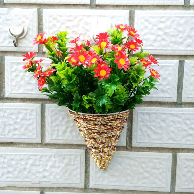 Flower-Violet-Wall-Ivy-Flower-Hanging-Basket-Artificial-Flower-Decor-Silk-Flower-Vine-1674985-5