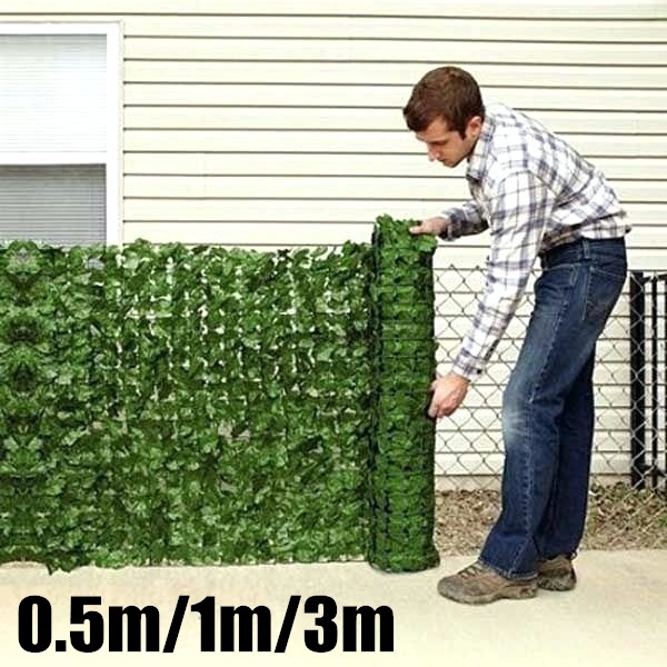 Green-Outdoor-Faux-Plant-Ivy-Leaf-Privacy-Screen-Fence-Garden-Yard-1943523-1