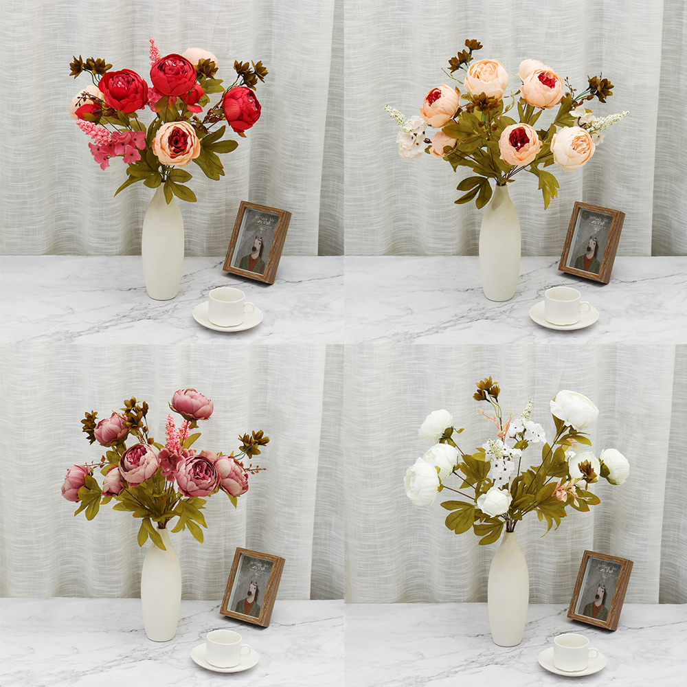 Silk-Bouquet-Peony-Flower-Artificial-Bridal-Home-Wedding-Decor-Supplies-1806318-3