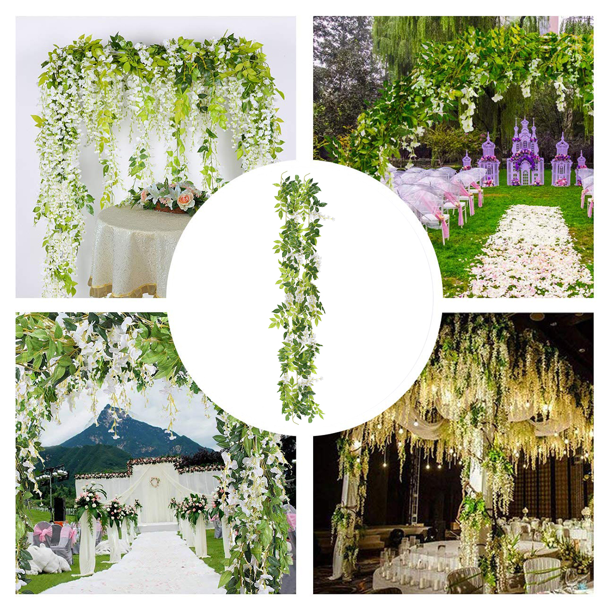 Wisteria-Garland-Artificial-Flowers-Bunch-Wedding-Home-Hanging-Ivy-Decorations-2m-1496339-2