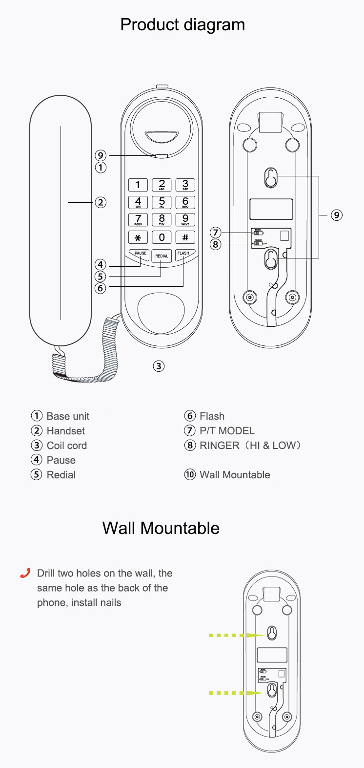 DAERXIN-TCF-1000-Mini-Desktop-Corded-Landline-Phone-Wall-Mountable-Fixed-Telephone-for-Home-Office-H-1537007-2