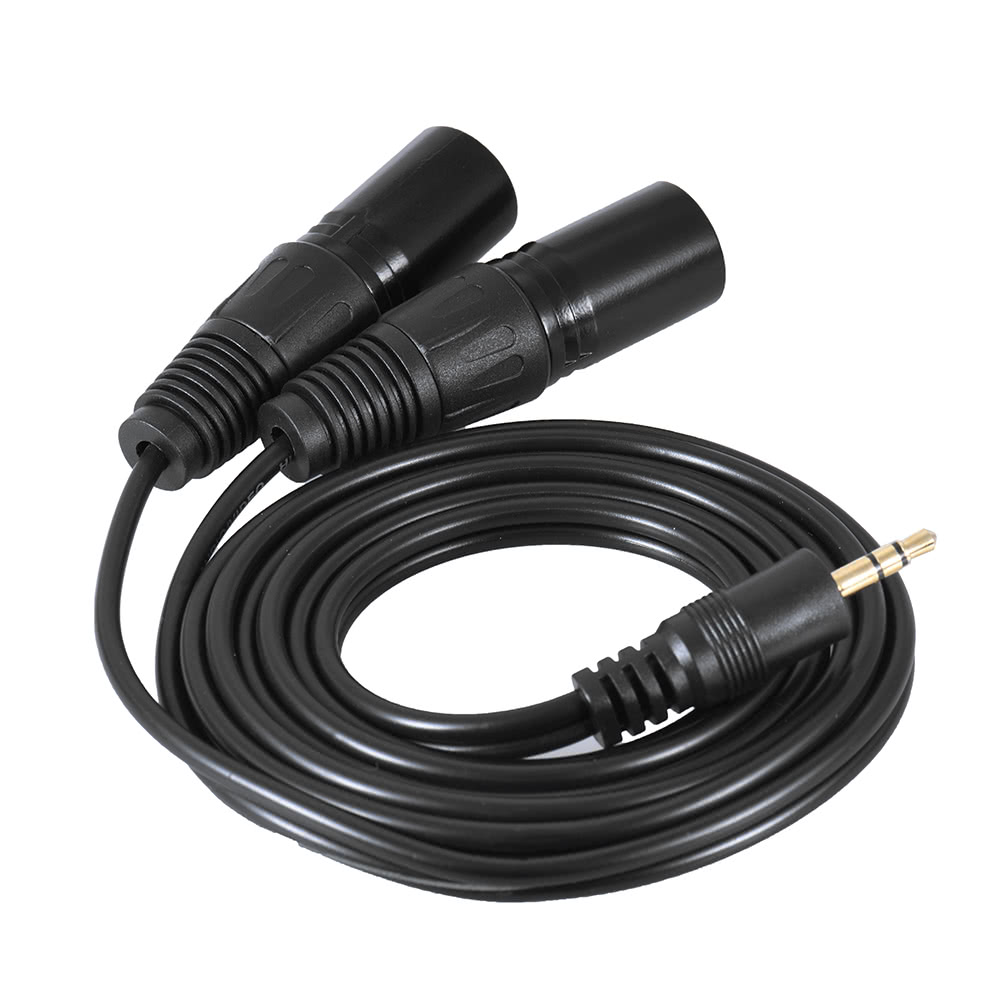 15m-Dual-XLR-Male-to-35mm-Male-Plug-Audio-Cable-for-Mixing-Console-Mixer-Amplifier-Speaker-1597716-5