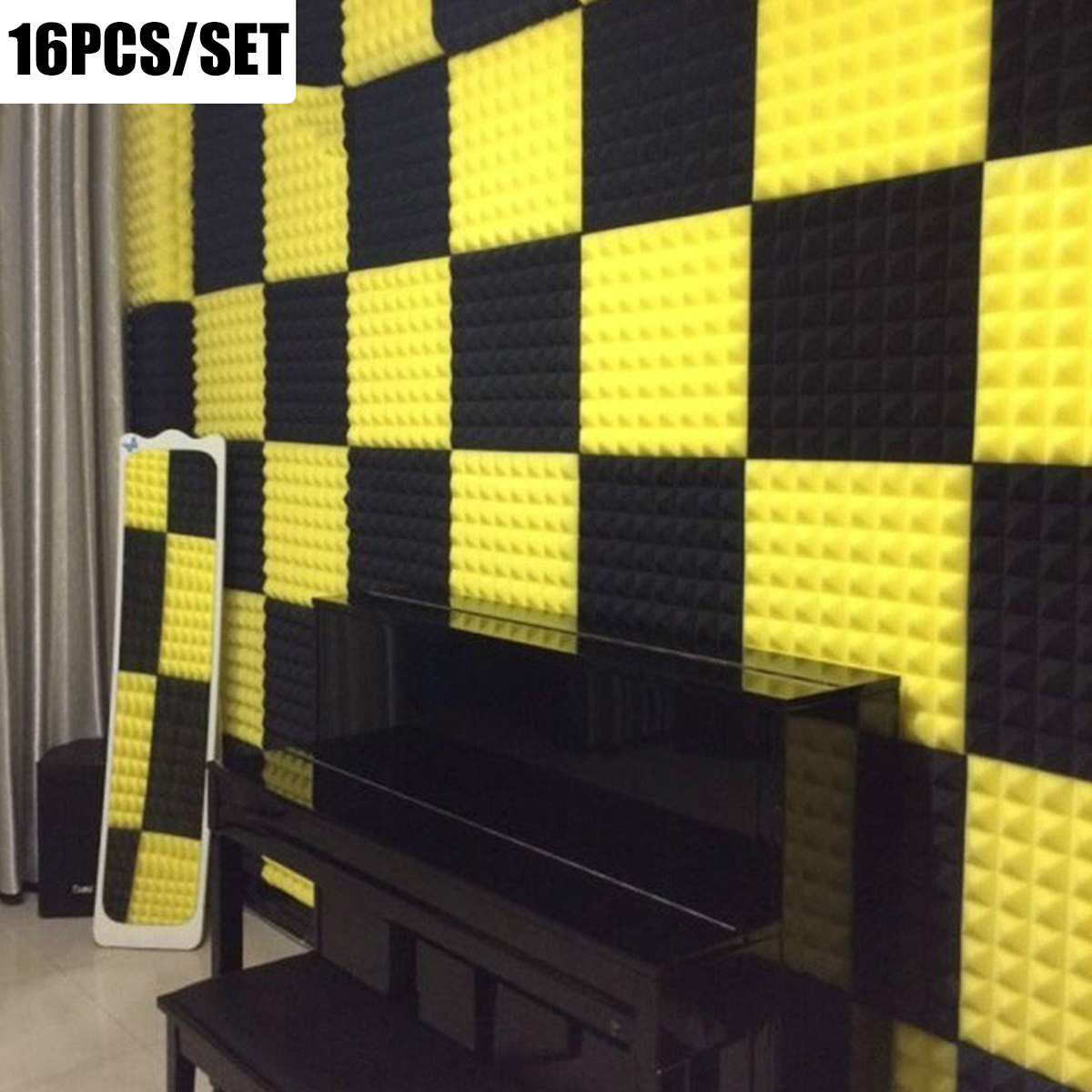 16-Pcs-Soundproofing-Wedges-Acoustic-Panels-Tiles-Insulation-Closed-Cell-Foams-1737781-3