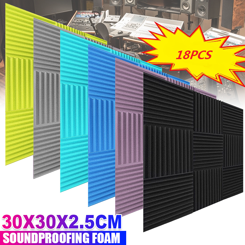 18-Pcs-Soundproofing-Wedges-Acoustic-Panels-Tiles-Insulation-Closed-Cell-Foams-1737777-2