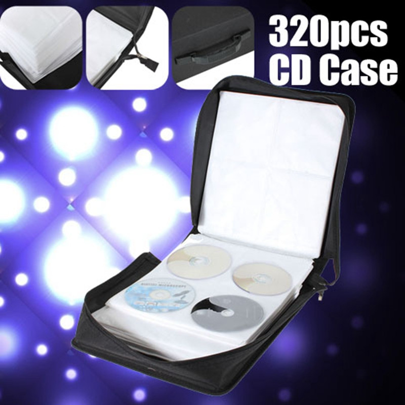 320-pcs-Disc-CD-DVD-VCD-Holder-Storage-Media-Carry-Wallet-Album-Bag-Case-Black-60122-4