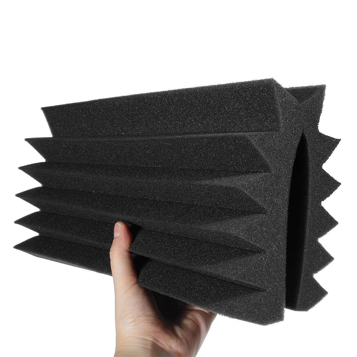 6Pcs-Triangular-Sound-Insulation-Cotton-KTV-Muffler-Sponge-Sound-Insulation-Foam-Pad-Wall-Sound-Abso-1748913-12