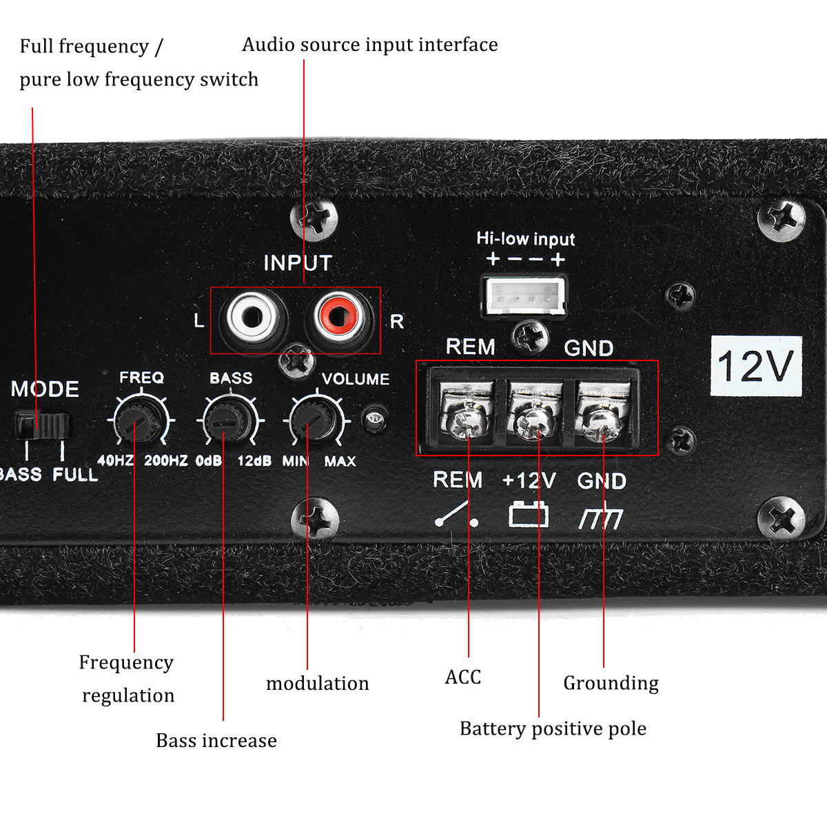 8quot-600W-Car-Under-Seat-Slim-Amplifier-Subwoofer-Enclosure-Bass-HiFi-Slim-Speaker-1739353-4