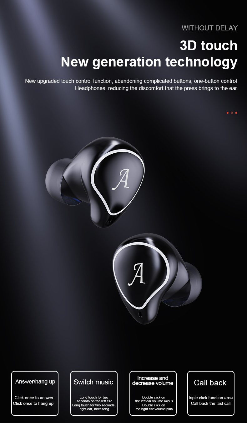 A4-TWS-Earphone-bluetooth-Wireless-Headphone-Touch-Control-Binaural-Earbuds-with-Charging-Case-1591022-11