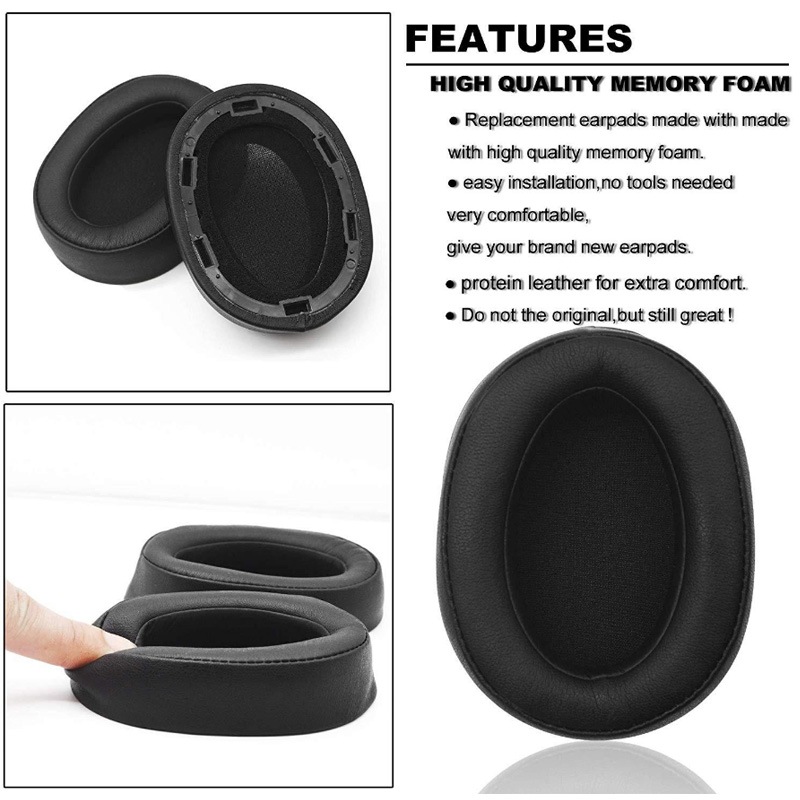 Bakeey-1-Pair-Replacement-Soft-Sponge-Foam-Earmuff-Earpad-Cushions-Earbud-Tip-for-Sony-MDR-100ABN-WI-1643895-2