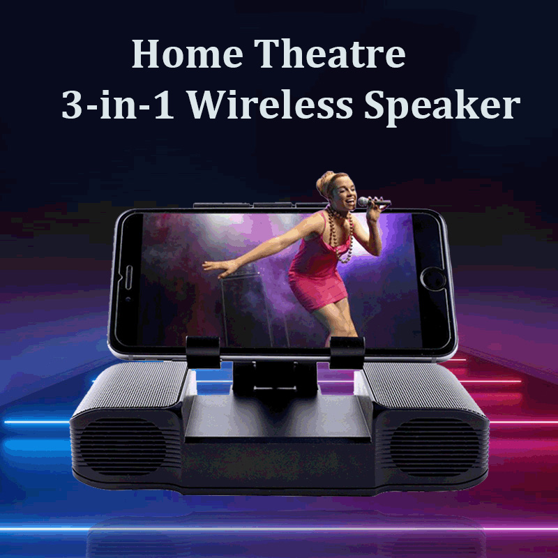 Bakeey-3-in-1-Wireless-bluetooth-Speaker-10000mAh-Long-Battery-Life-Power-Bank-Phone-Holder-Dual-Bas-1822364-1