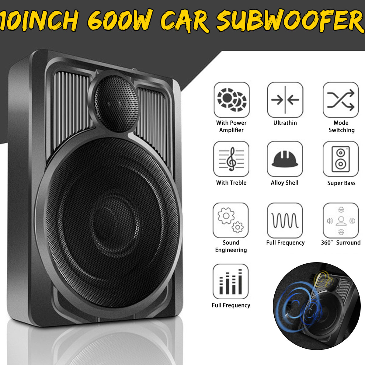 Bakeey-600W-Subwoofer-12V-Car-Ultra-thin-10-inch-With-Tweeter-Subwoofer-Dedicated-Full-range-Subwoof-1746877-1