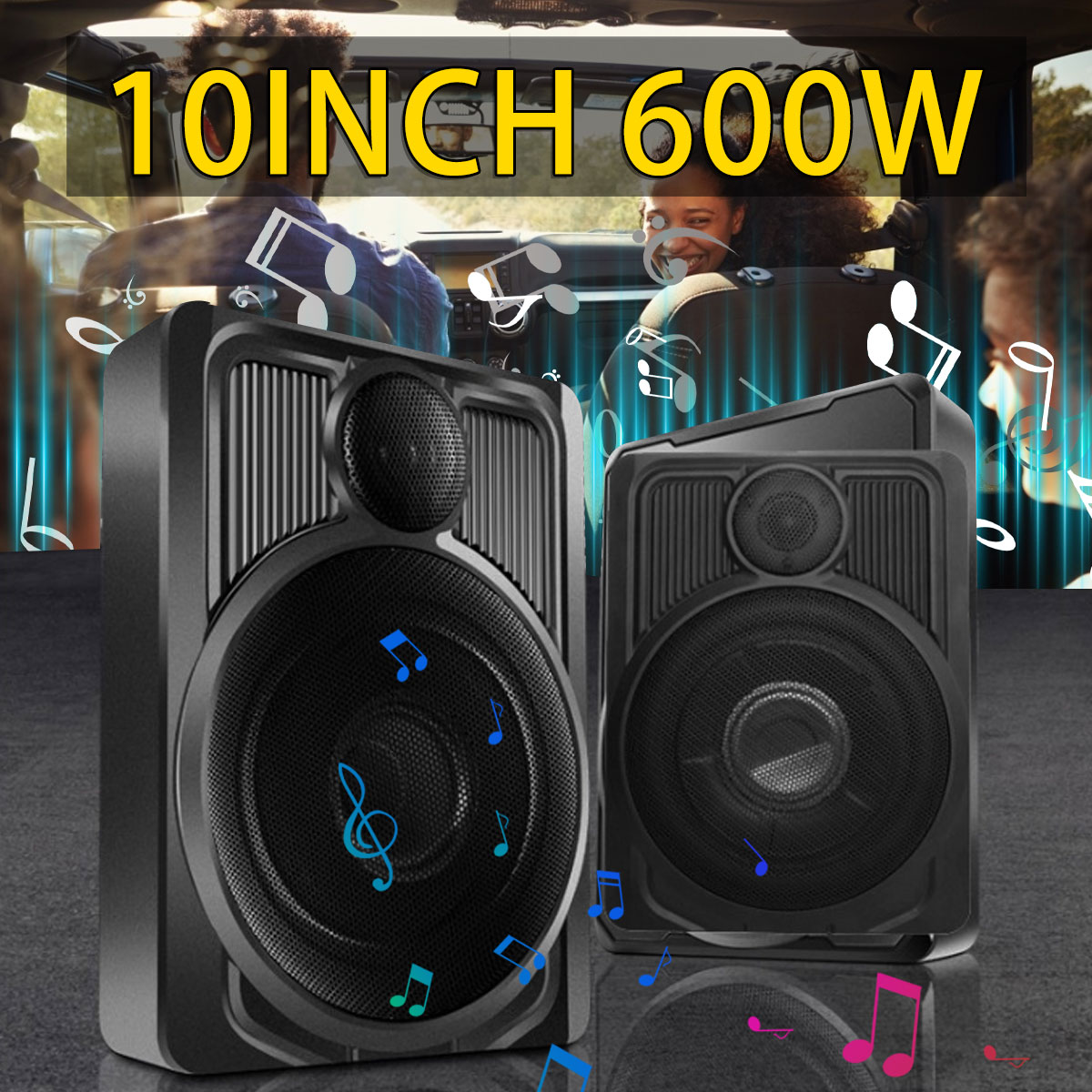 Bakeey-600W-Subwoofer-12V-Car-Ultra-thin-10-inch-With-Tweeter-Subwoofer-Dedicated-Full-range-Subwoof-1746877-3