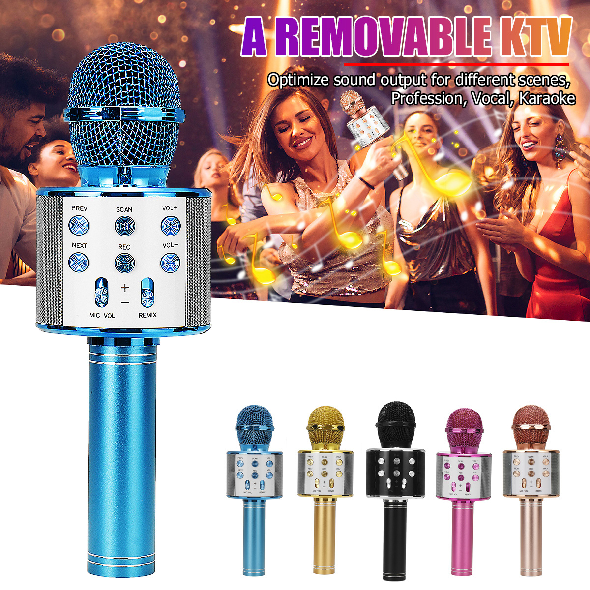Bakeey-858-Wirelss-bluetooth-Microphone-DSP-Noise-Reduction-Karaoke-Mic-Recorder-HIFI-Stereo-Speaker-1821360-8