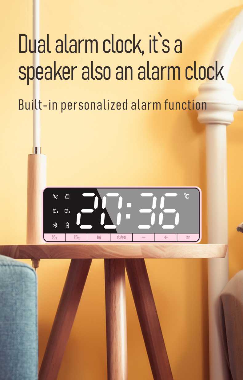 Bakeey-BA21-bluetooth-Speaker-Portable-Wireless-Speaker-LED-Alarm-Clock-Mini-Stereo-Bass-TF-Card-FM--1869857-9