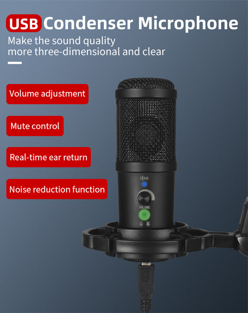 Bakeey-BM-66-Professional-Condenser-Microphone-Recording-USB-Microphone-with-Tripod-for-Computer-Stu-1902123-1