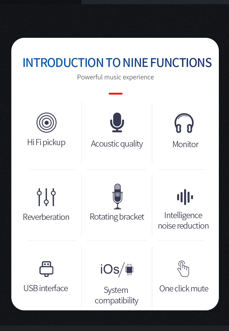 Bakeey-BM-86-Condenser-Microphone-HIFI-DSP-Noise-Reduction-Reverberation-Adjustable-Built-In-Sound-C-1803584-2